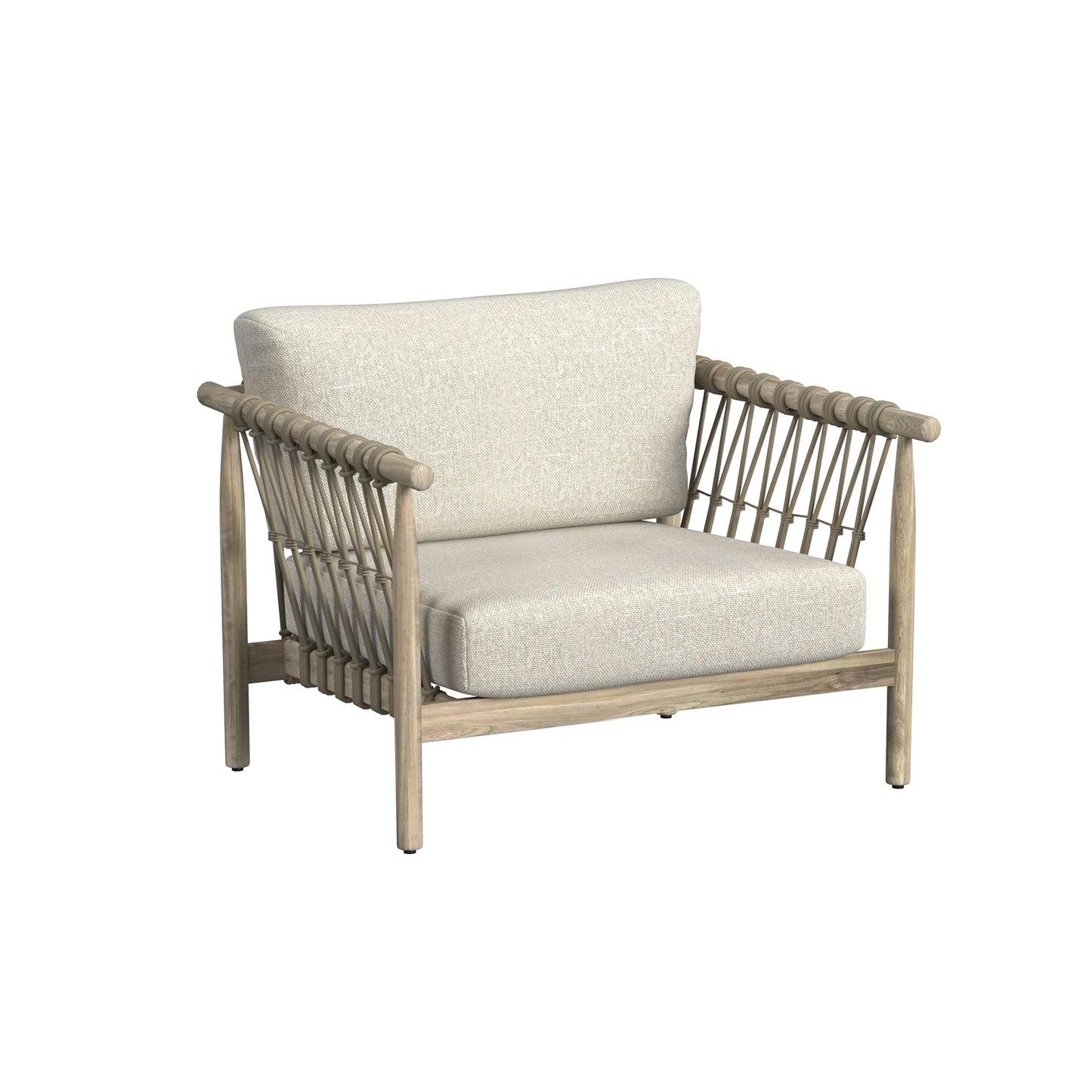 Leo Outdoor Accent Chair - Taupe