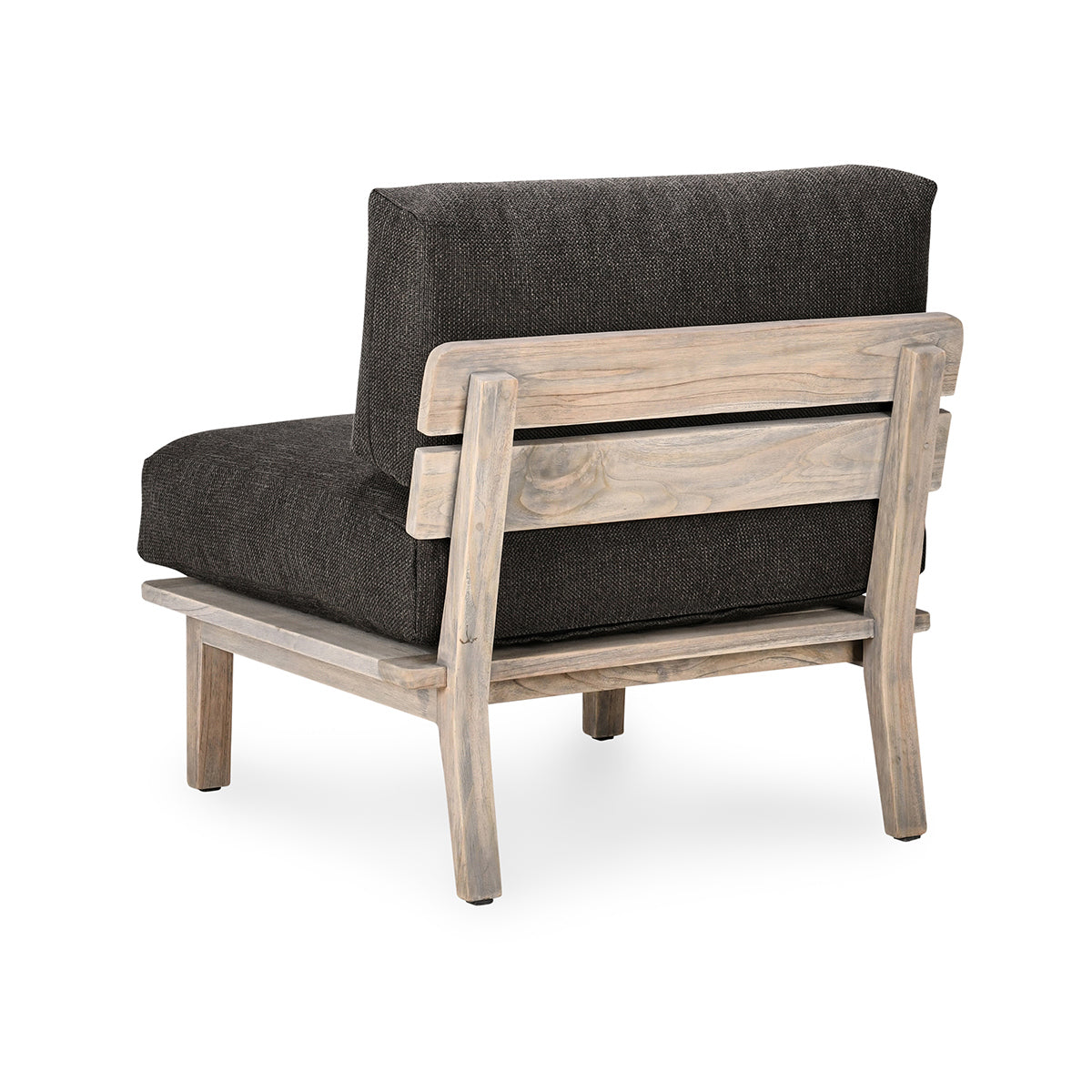 Podium Outdoor Armless Chair - Dark Gray