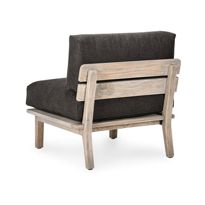 Podium Outdoor Armless Chair - Dark Gray