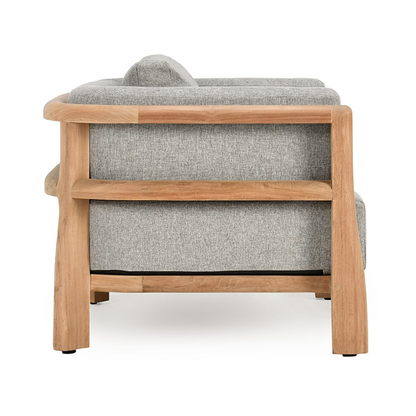 Aston Outdoor Accent Chair - Natural/Gray