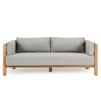 Aston Outdoor Sofa - Natural/Gray