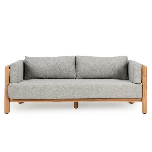 Aston Outdoor Sofa - Natural/Gray