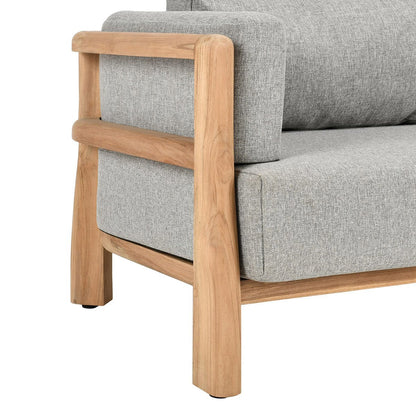 Aston Outdoor Sofa - Natural/Gray