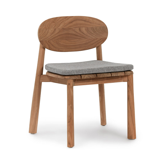 Aston Outdoor Dining Chair - Natural/Gray
