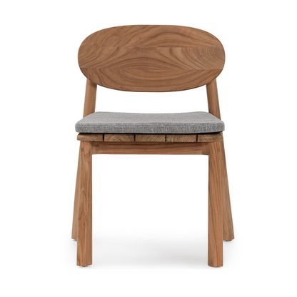 Aston Outdoor Dining Chair - Natural/Gray