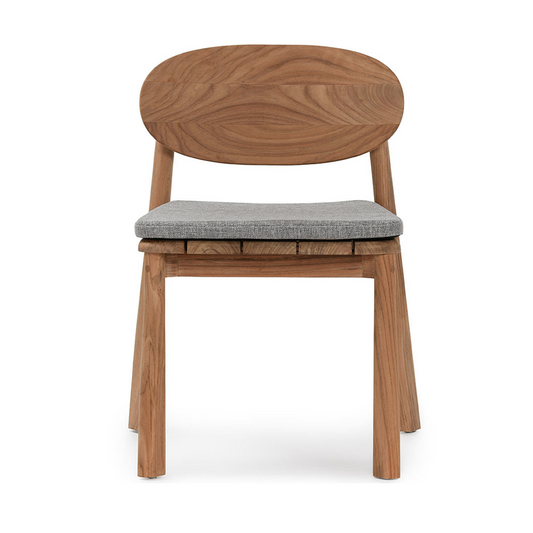 Aston Outdoor Dining Chair - Natural/Gray
