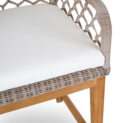 Paulo Outdoor Counter Stool - Gray
