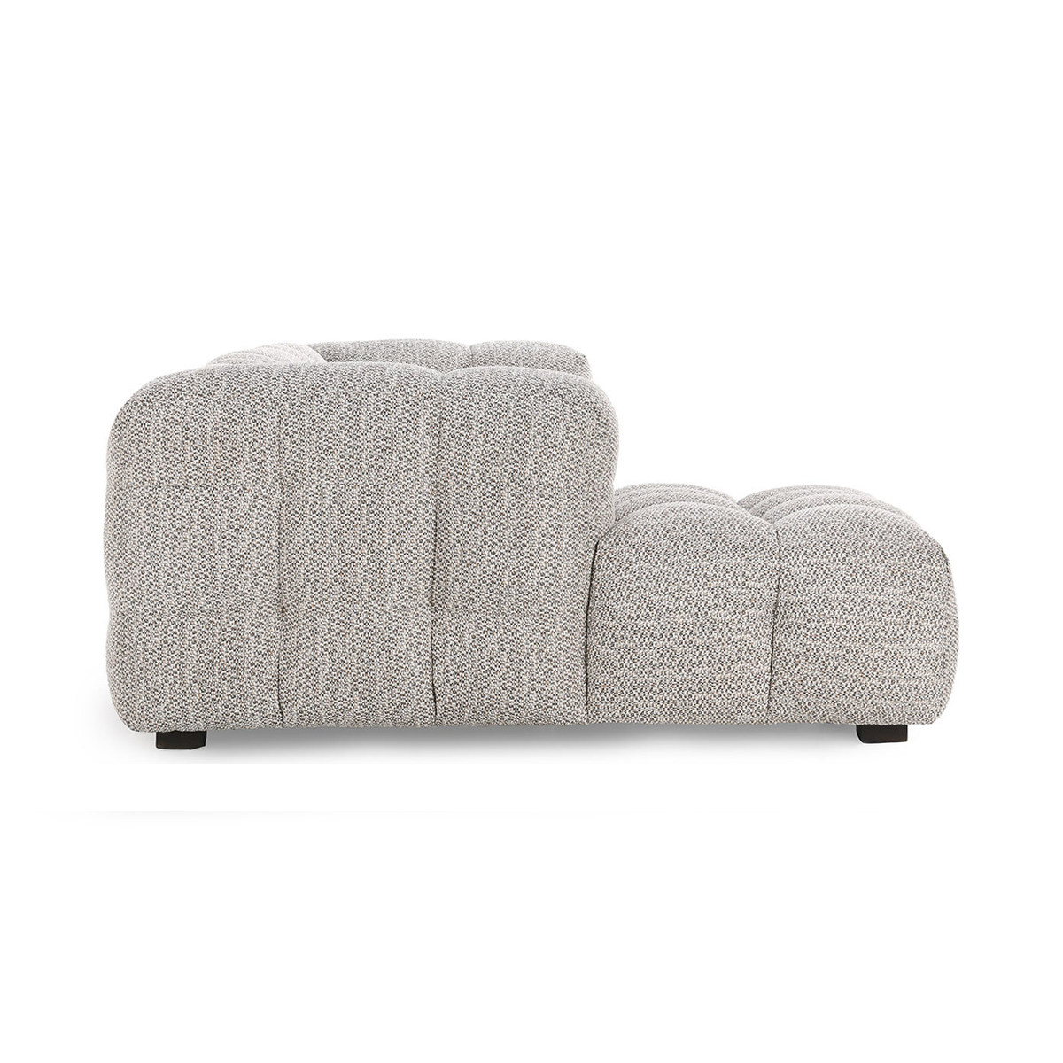 Walter Upholstered Sectional w/LAF Chaise - Heathered Gray