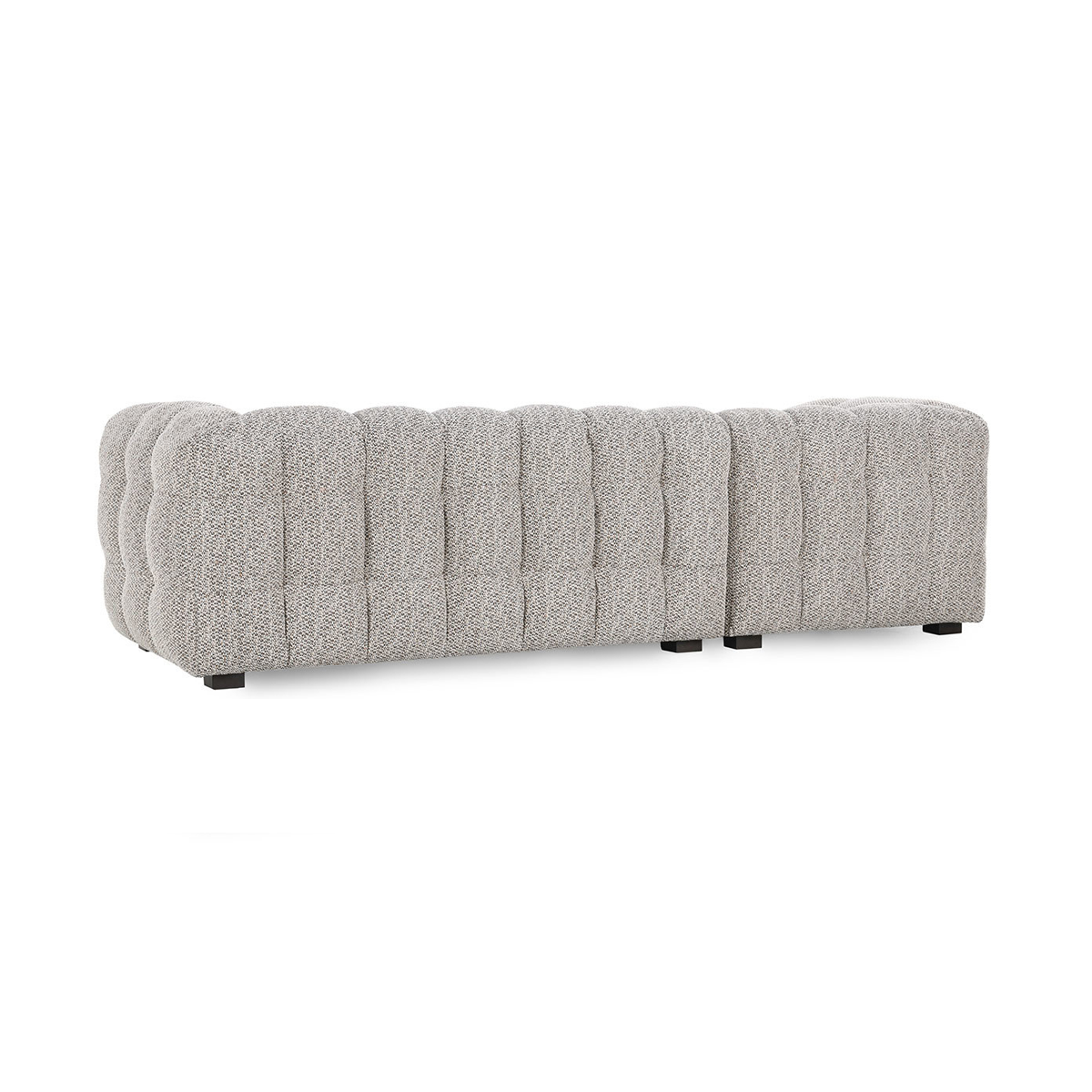 Walter Upholstered Sectional w/LAF Chaise - Heathered Gray