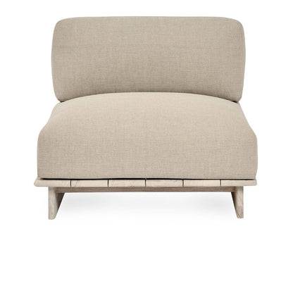 Livia Outdoor Armless Chair - Taupe