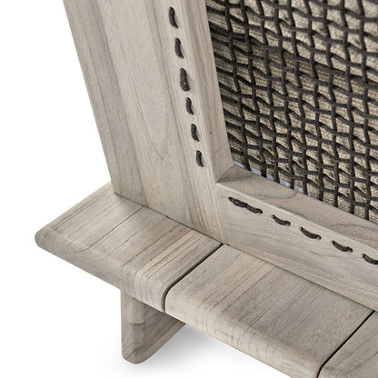 Livia Outdoor Armless Chair - Taupe