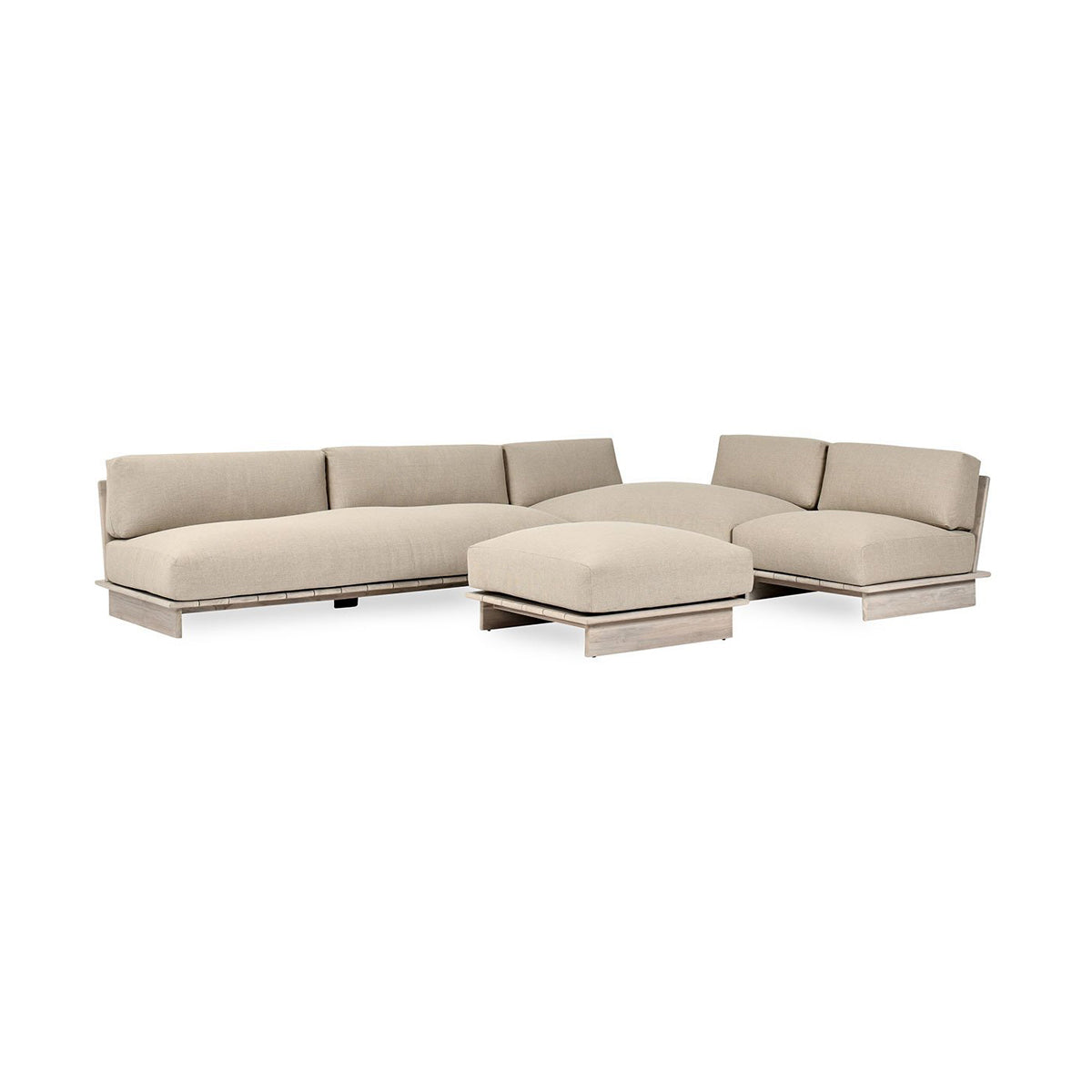 Livia Outdoor Sectional - Taupe