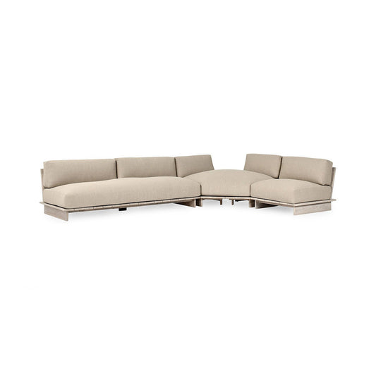 Livia Outdoor Sectional - Taupe