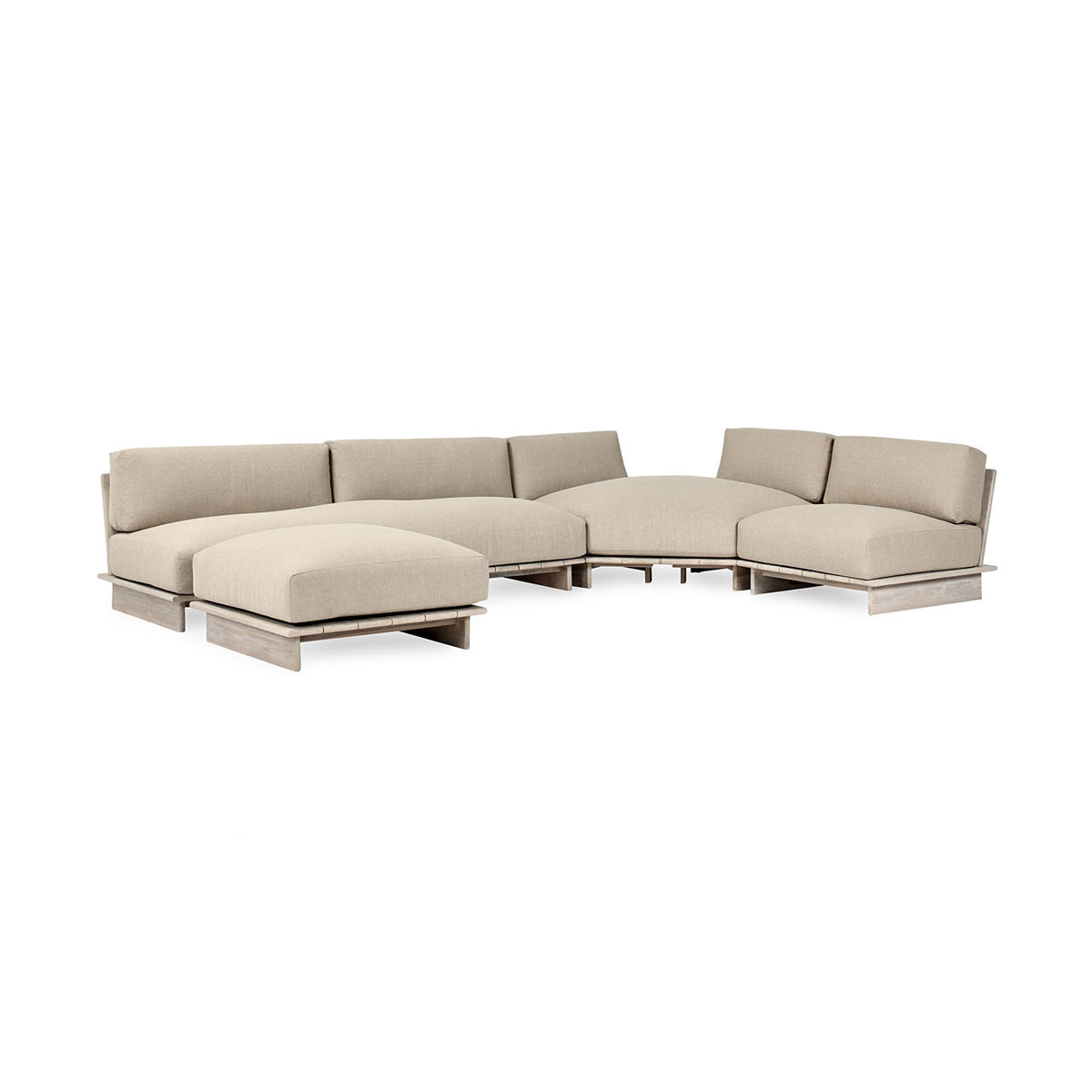 Livia Outdoor Sectional - Taupe