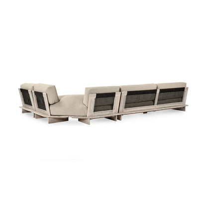 Livia Outdoor Sectional - Taupe