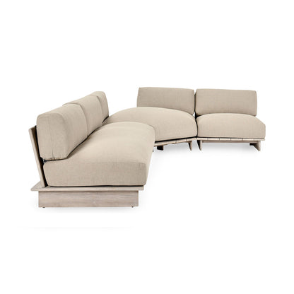 Livia Outdoor Sectional - Taupe