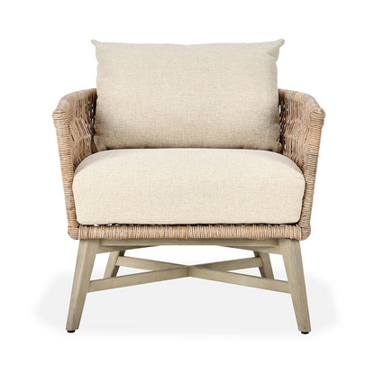 Collins Outdoor Accent Chair - Natural/Sand