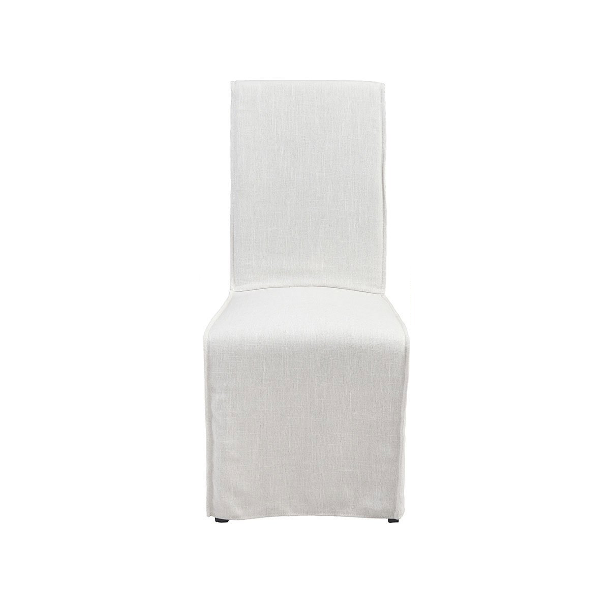 Jordan Upholstered Dining Chair Set of 2 - White