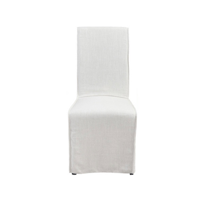 Jordan Upholstered Dining Chair Set of 2 - White