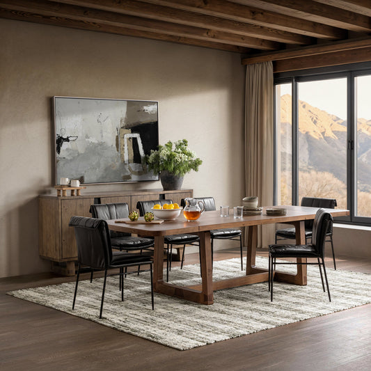 Mayer Leather Dining Chair Set of 2