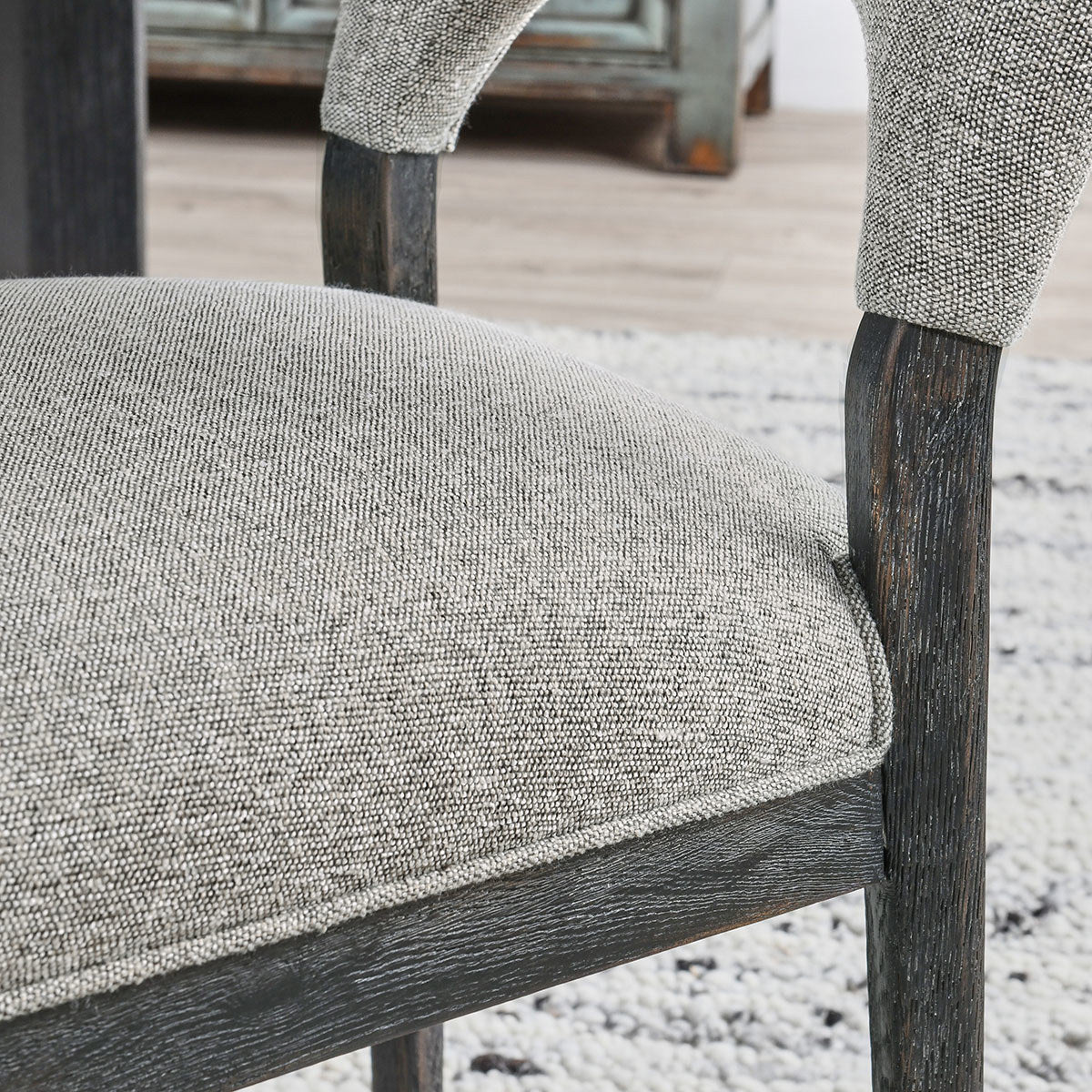 Mitchel Upholstered Dining Chair Set of 2 - Gray