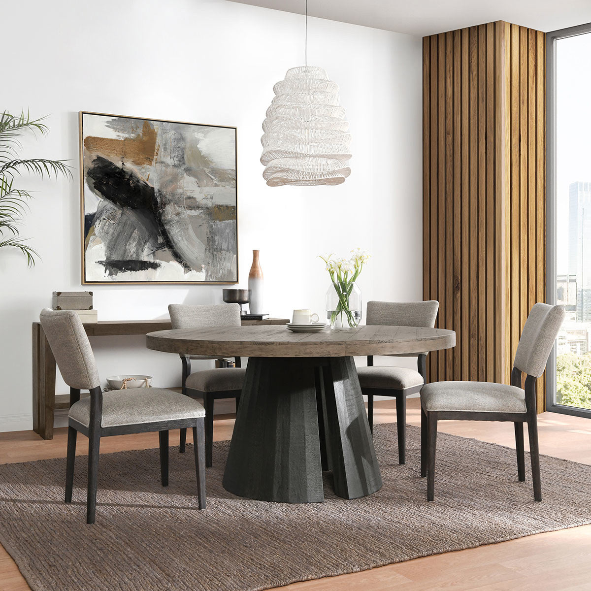 Phillip Upholstered Dining Chair Set of 2 - Sand