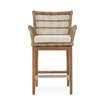 Valerie Outdoor Counter Stool - Natural