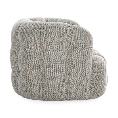 Walter Upholstered Swivel Chair - Heathered Gray