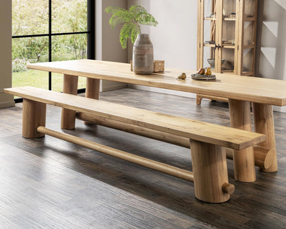 Foundation Counter Bench - Light Oak