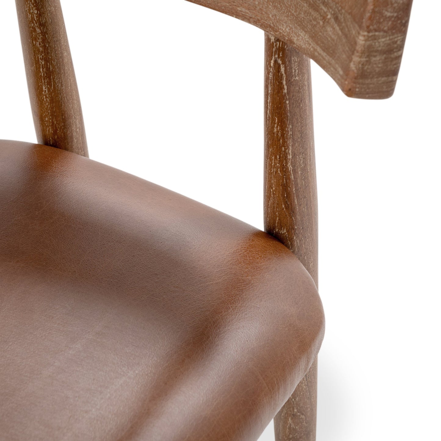 Alvaro Leather Counter Stool - Golden Wheat