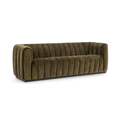 Vanty Upholstered Sofa - Olive Green