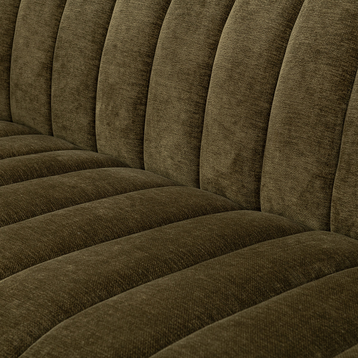 Vanty Upholstered Sofa - Olive Green
