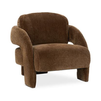Salino Upholstered Lounge Chair - Bronze