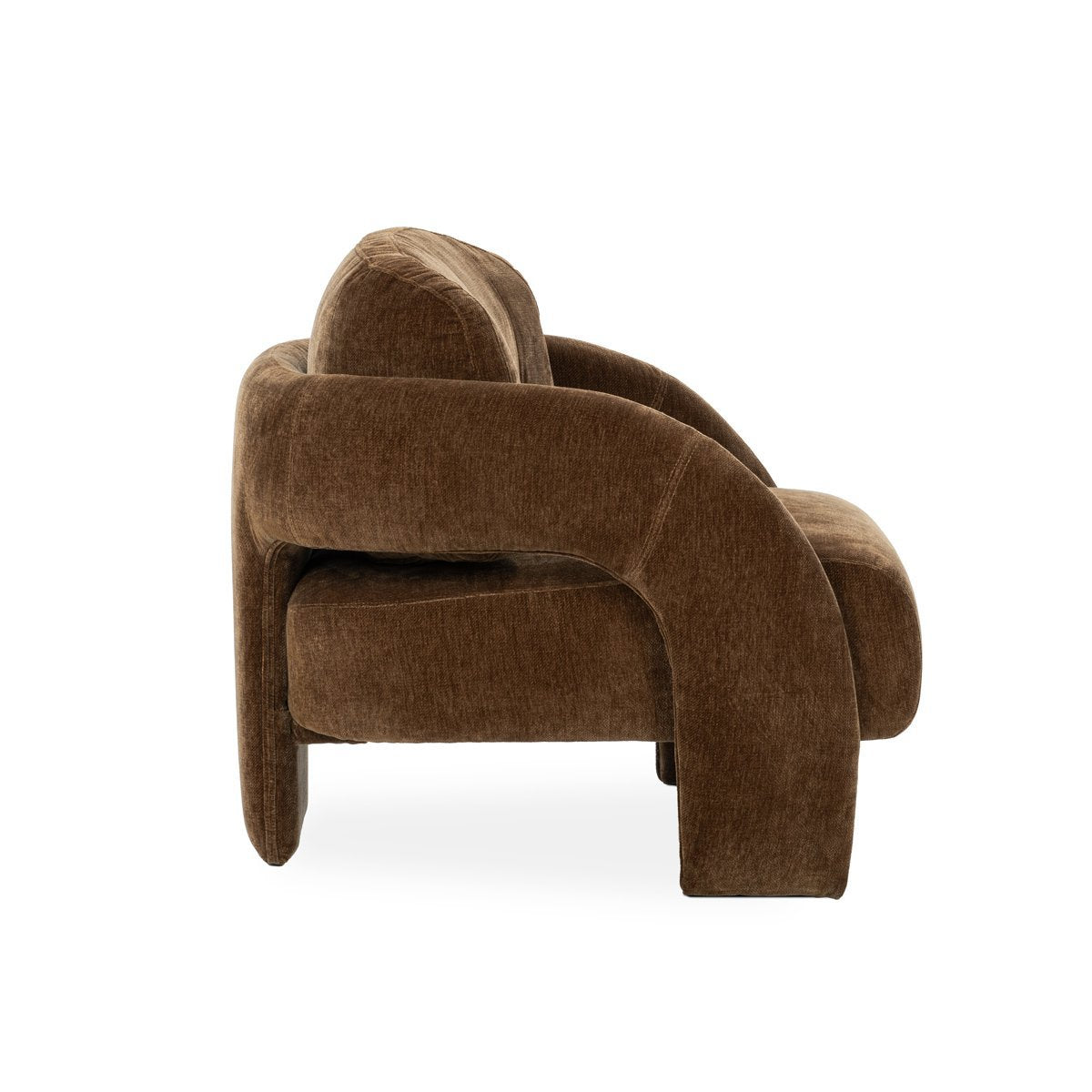 Salino Upholstered Lounge Chair - Bronze