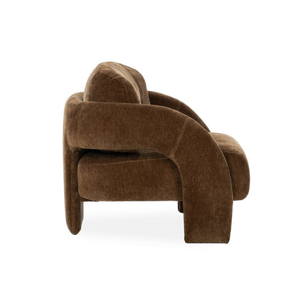 Salino Upholstered Lounge Chair - Bronze