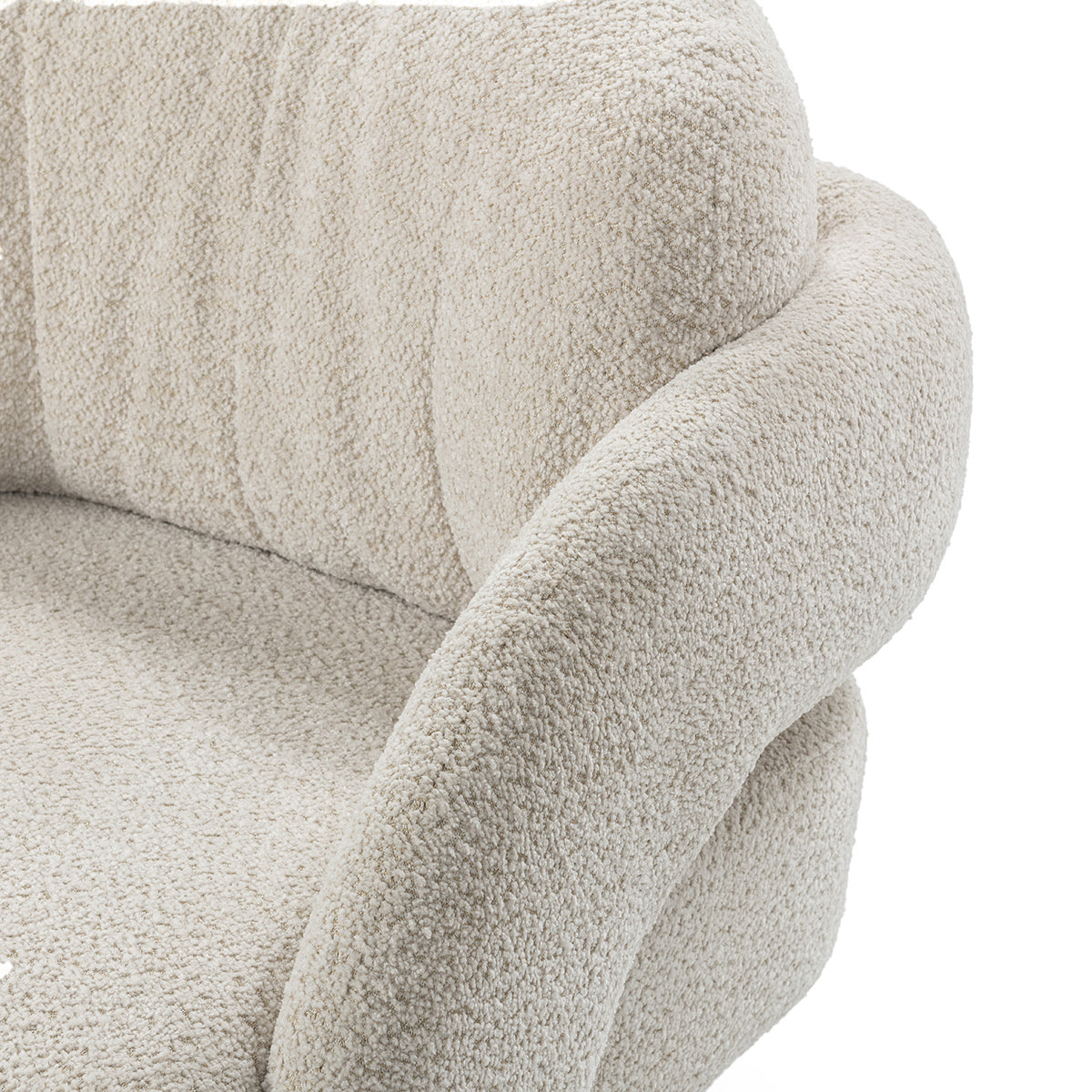 Salino Upholstered Lounge Chair - Natural