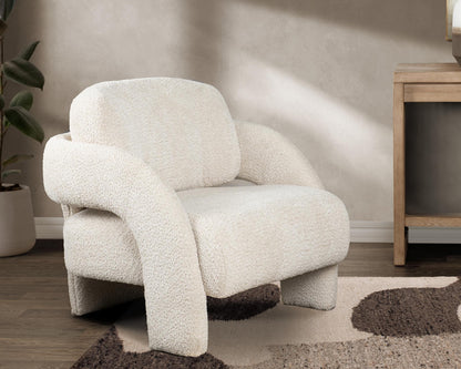 Salino Upholstered Lounge Chair - Natural