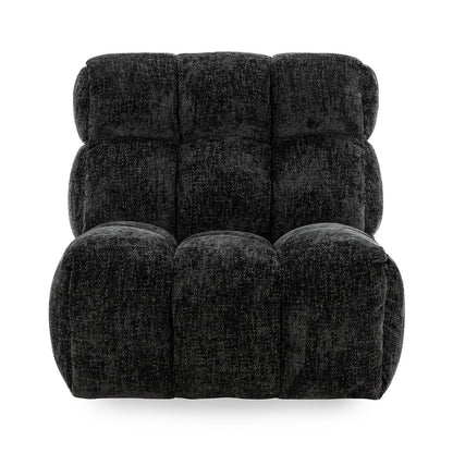 Roba Upholstered Swivel Lounge Chair - Zinc