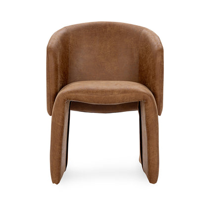 Halstead Upholstered Dining Chair - Cognac