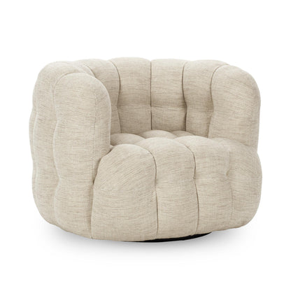 Walter Swivel Accent Chair - Flax