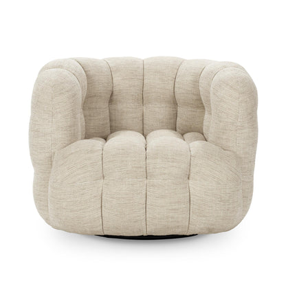 Walter Swivel Accent Chair - Flax