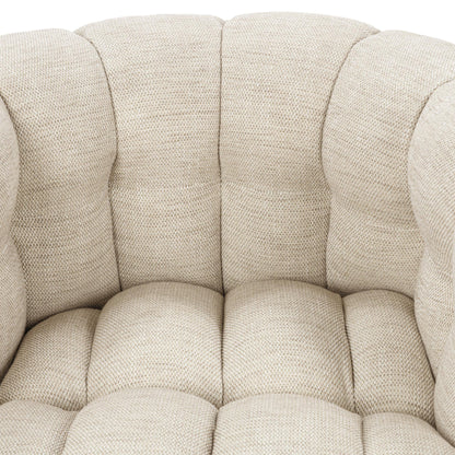 Walter Swivel Accent Chair - Flax