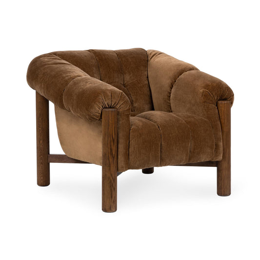 Sansa Upholstered Accent Chair - Bronze