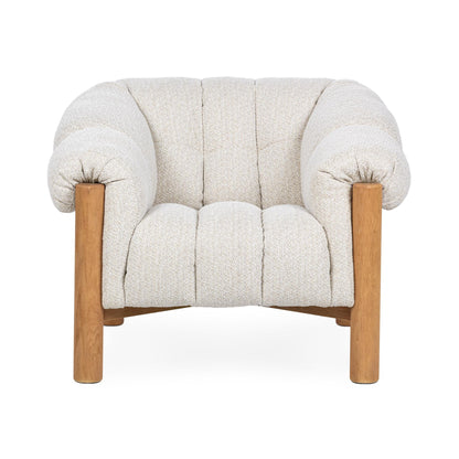 Sansa Upholstered Accent Chair - Cream