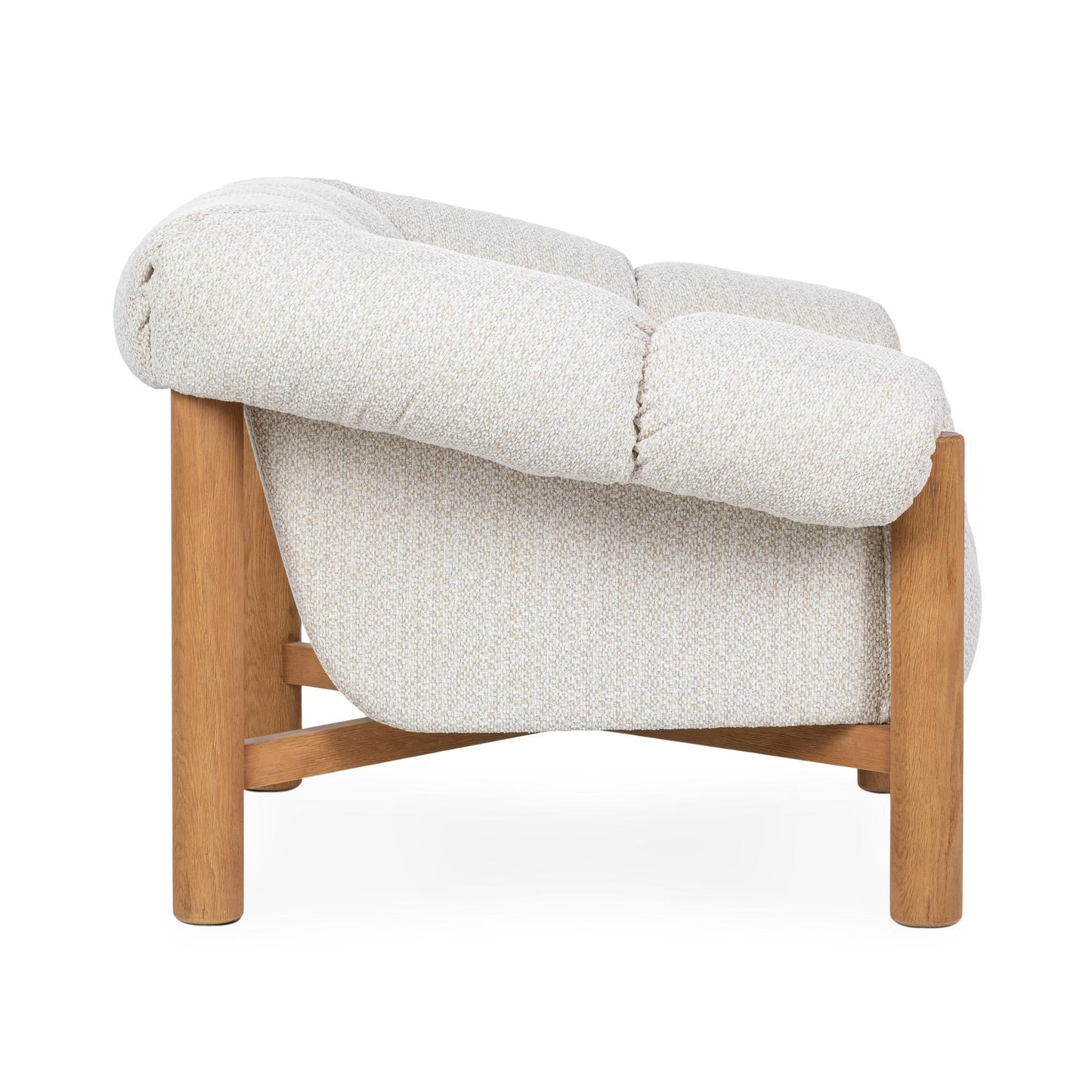Sansa Upholstered Accent Chair - Cream