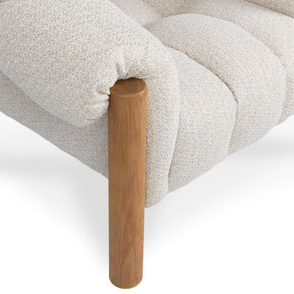 Sansa Upholstered Accent Chair - Cream