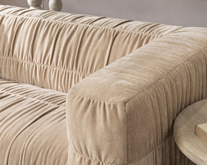 Afeela Upholstered Sofa - French Vanilla