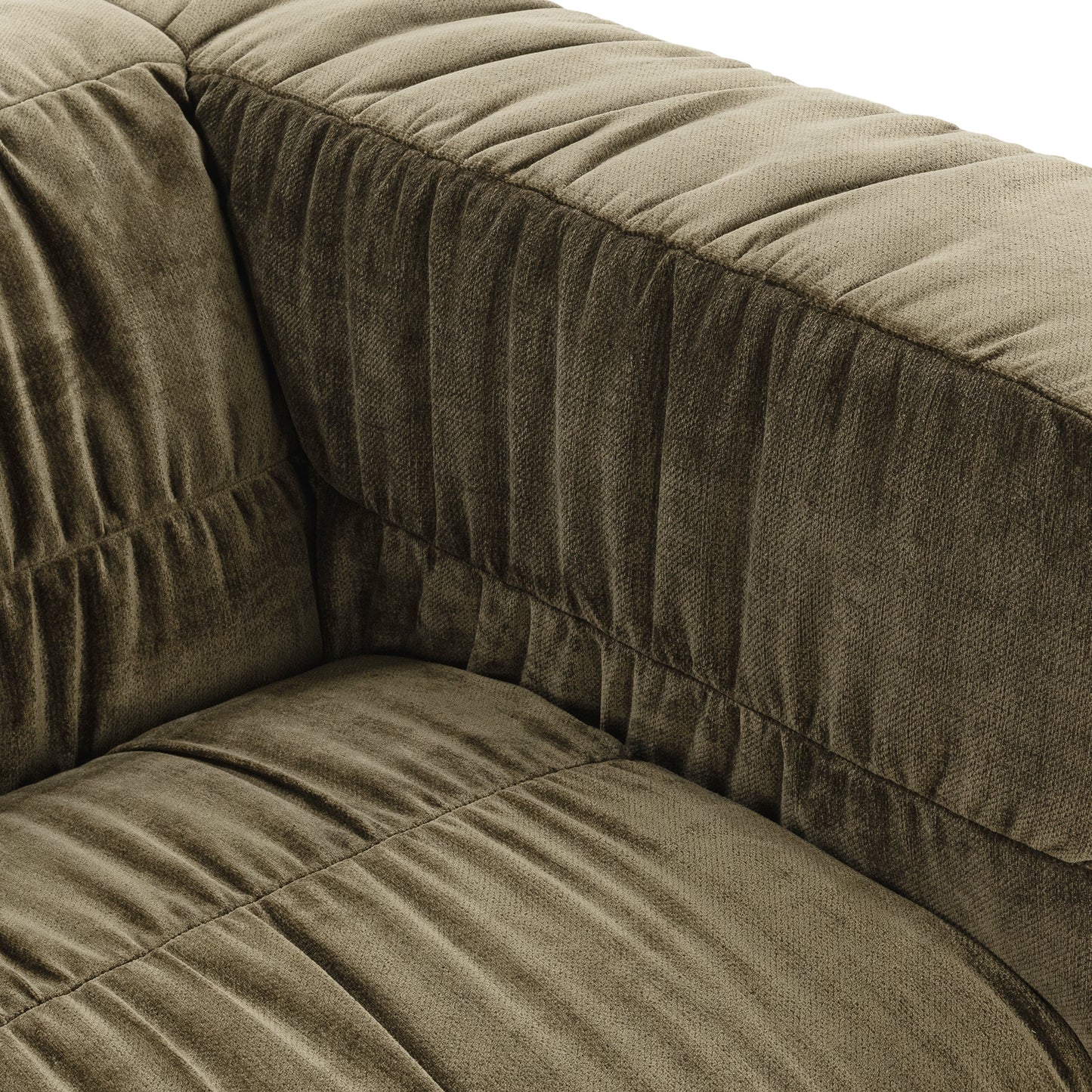 Afeela Upholstered Sofa - Fern Green