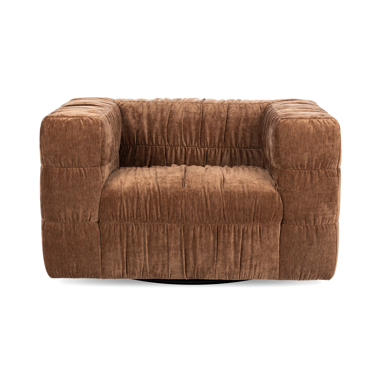 Afeela Upholstered Swivel Chair - Bronze