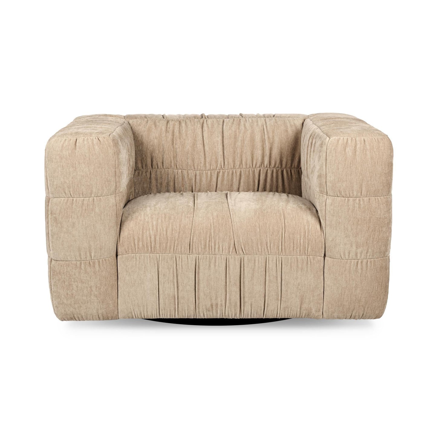 Afeela Upholstered Swivel Chair - French Vanilla